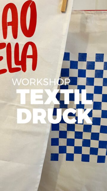 Wer hat Bock auf schicke Prints? 😍

In unserem Textildruck Workshop kannst du eigene Motive im Schablonen-Siebdruck drucken, geometrische Muster stempel und feine Details mit Textilmarkern zeichnen! 

Für die nächsten Termine am 25.10. und 08.11. gibt es noch ein paar Plätze! 

mehr Infos und Anmeldung über unseren Onlineshop!

#diy #nürnberg #workshops #wucholtzky #siebdruck #textildruck #craftycrew