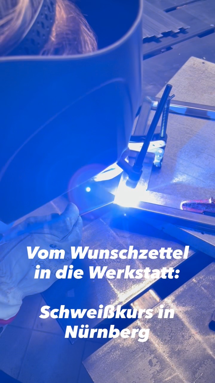 Steht Schweißen auch schon immer auf deiner Bucket-List? Dann komm zu uns nach Nürnberg und probiere in unserem 4-stündigen Workshop das WiG-Schweißen unter fachkundiger Anleitung aus! 

Im Kurs schweißt du selbst ein kleines nützliches Werkstück, das dich in deiner Wekstatt immer an den schönen Vormittag erinnert! 

Termine und mehr Infos findest du in unserem Onlineshop! Link in der Bio! 

#nürnberg #hobbyschweißen #schweißkurs #selbermachen